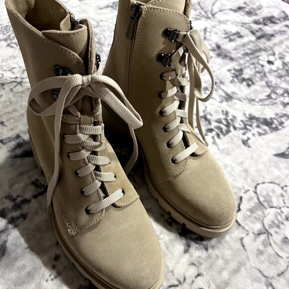 La Canadienne Women's Sabel Waterproof Block Heel Booties Sz 6M - Picture 5 of 7